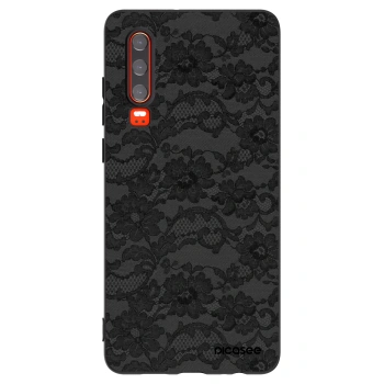 Picasee silikónový čierny obal pre Huawei P30 - Dark Elegance