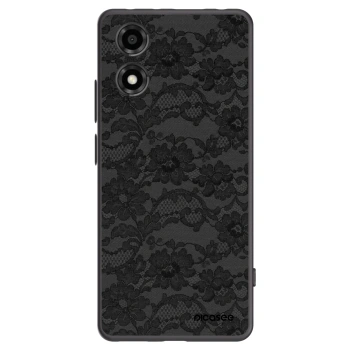 Picasee silikónový čierny obal pre Motorola Moto E14 - Dark Elegance