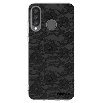 Picasee silikónový prehľadný obal pre Huawei P30 Lite - Dark Elegance