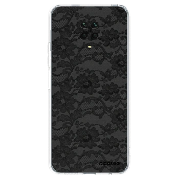Picasee silikónový prehľadný obal pre Xiaomi Redmi Note 9 Pro - Dark Elegance