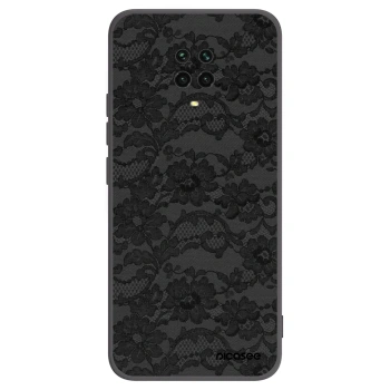 Picasee silikónový čierny obal pre Xiaomi Redmi Note 9S - Dark Elegance