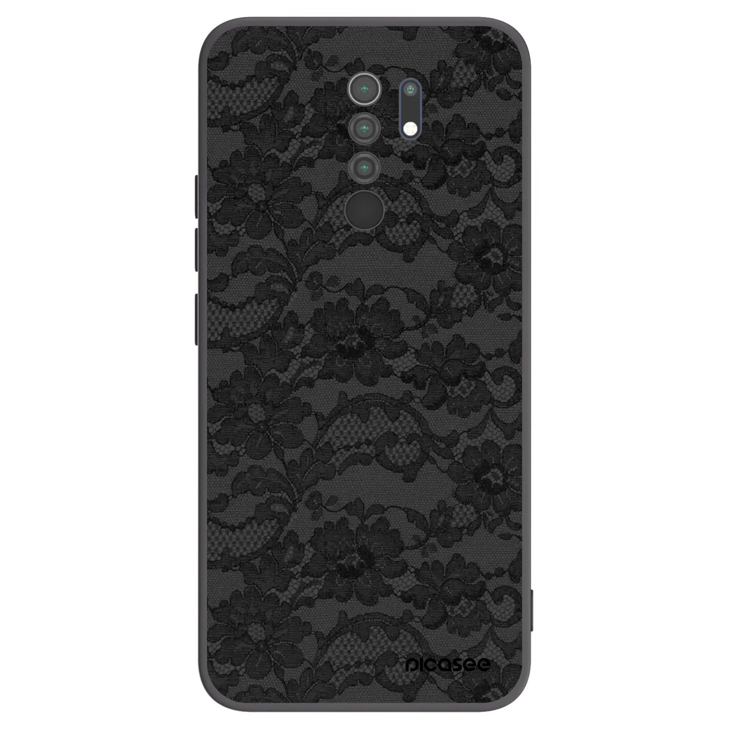 Picasee silikónový čierny obal pre Xiaomi Redmi 9 - Dark Elegance