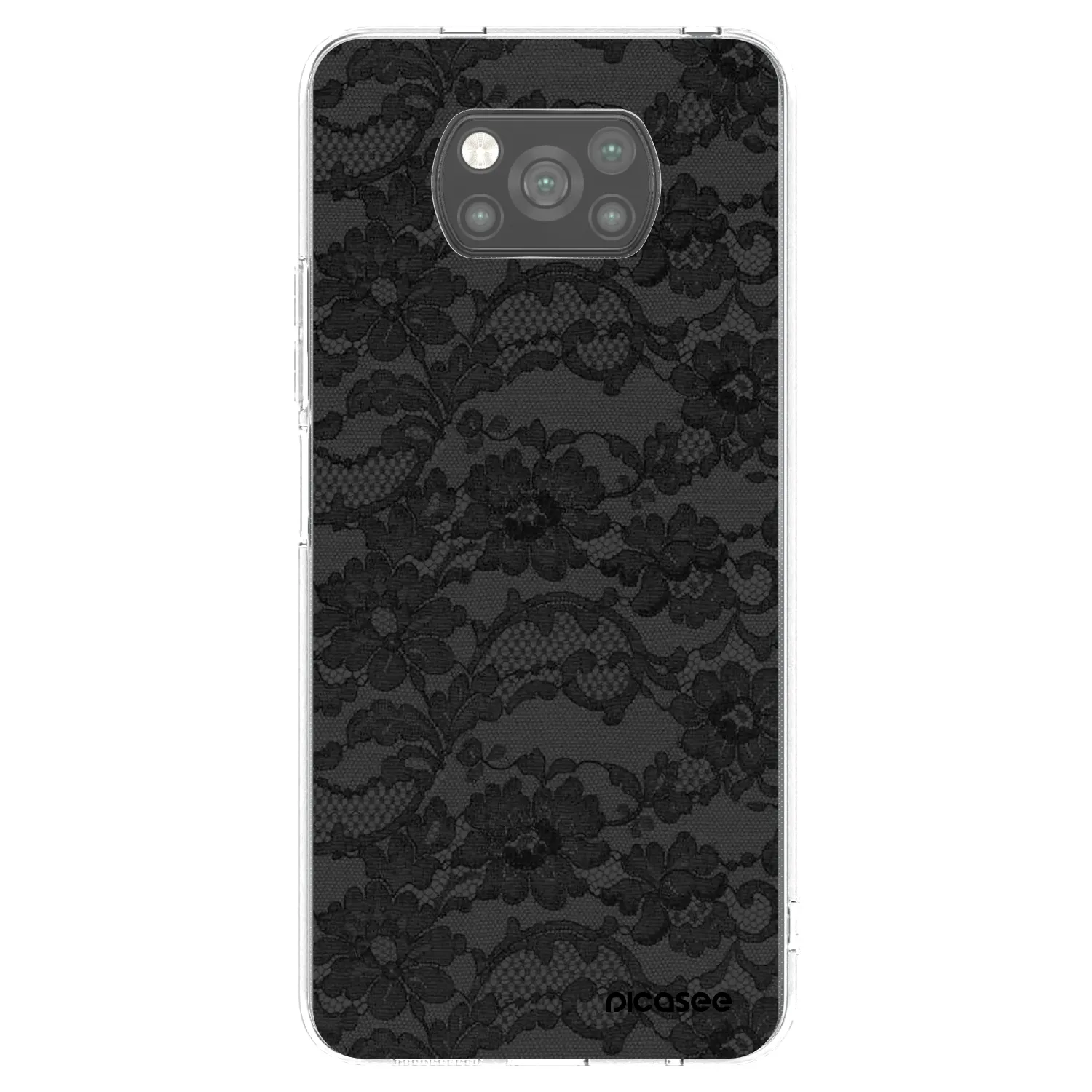 Picasee silikónový čierny obal pre Xiaomi Poco X3 - Dark Elegance