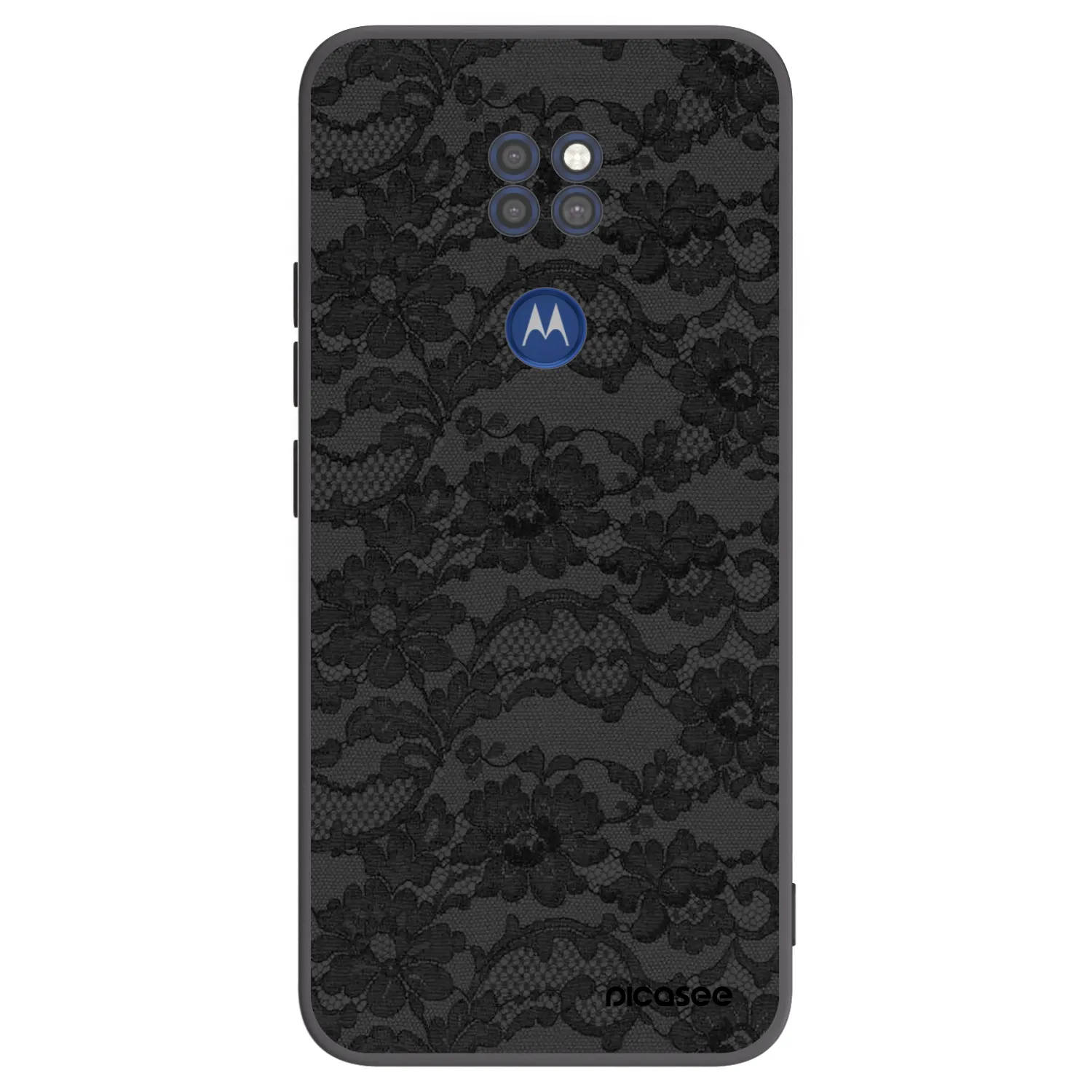 Picasee silikónový čierny obal pre Motorola Moto G9 Play - Dark Elegance