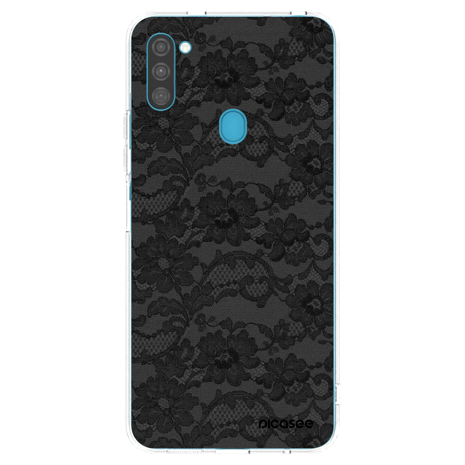 Picasee silikónový prehľadný obal pre Samsung Galaxy M11 - Dark Elegance