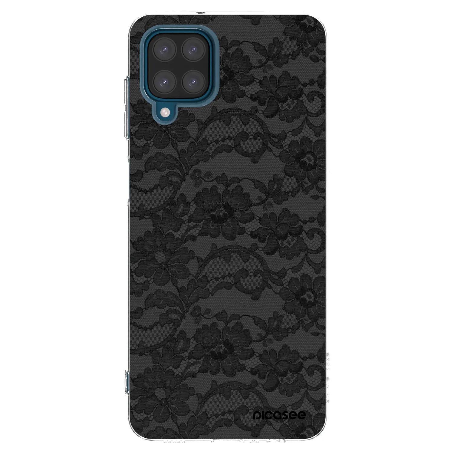 Picasee silikónový prehľadný obal pre Samsung Galaxy A12 A125F - Dark Elegance
