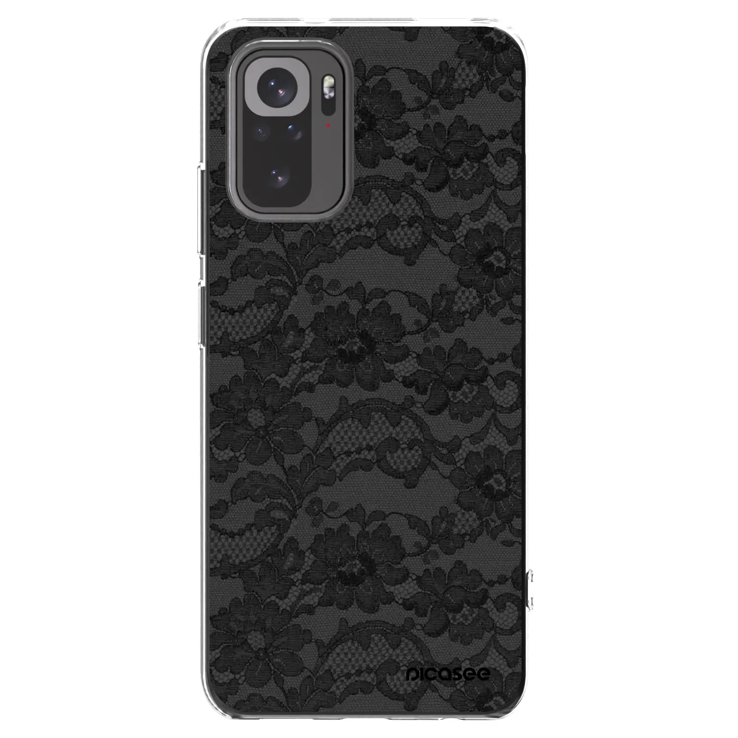 Picasee silikónový prehľadný obal pre Xiaomi Redmi Note 10 - Dark Elegance