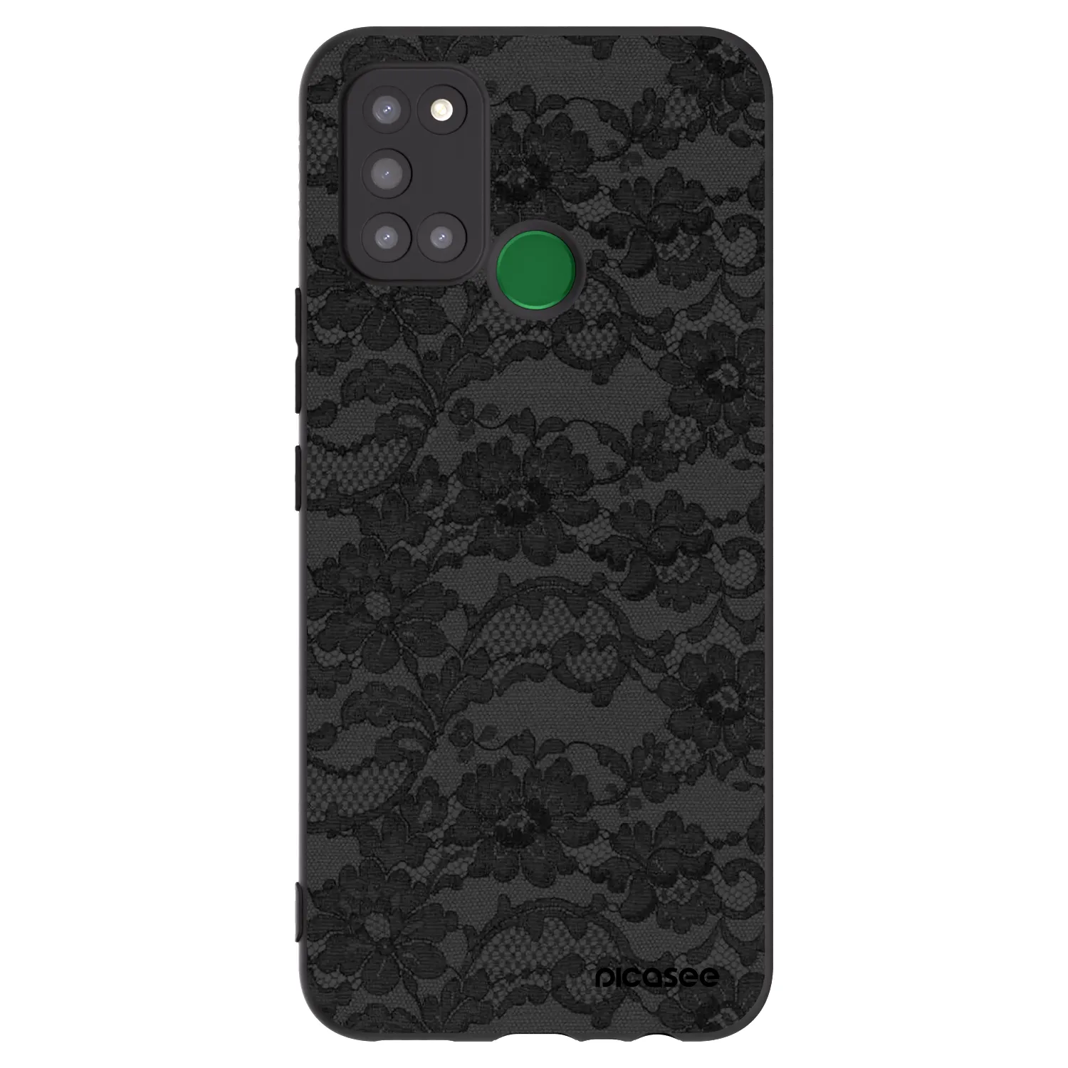 Picasee silikónový čierny obal pre Realme 7i - Dark Elegance