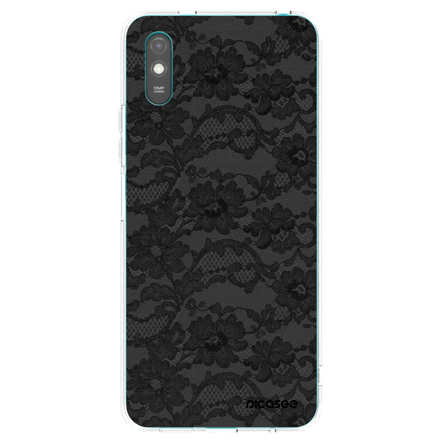 Picasee silikónový prehľadný obal pre Xiaomi Redmi 9AT - Dark Elegance