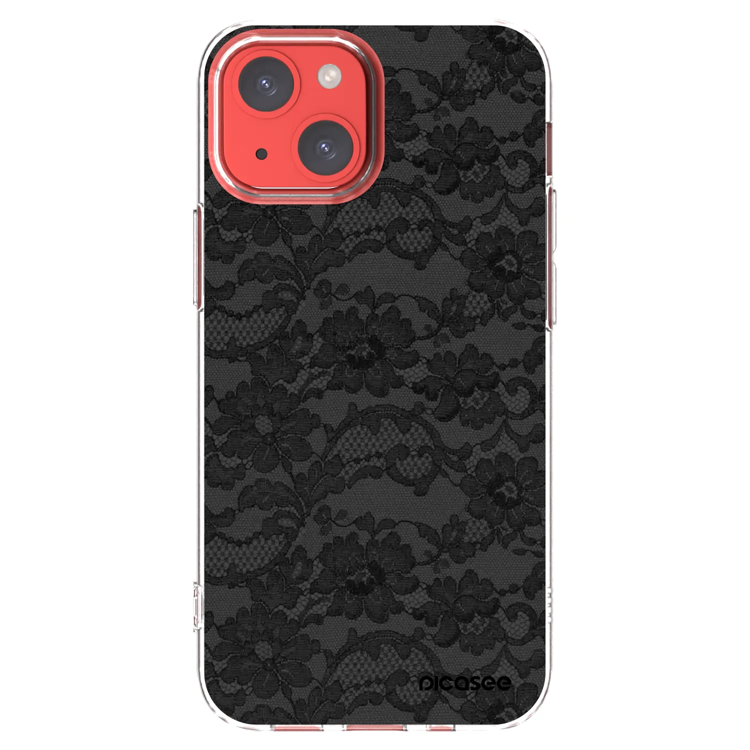 Picasee silikónový prehľadný obal pre Apple iPhone 13 mini - Dark Elegance