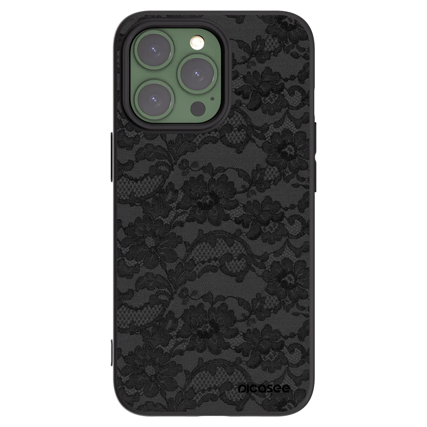 Picasee silikónový čierny obal pre Apple iPhone 13 Pro - Dark Elegance