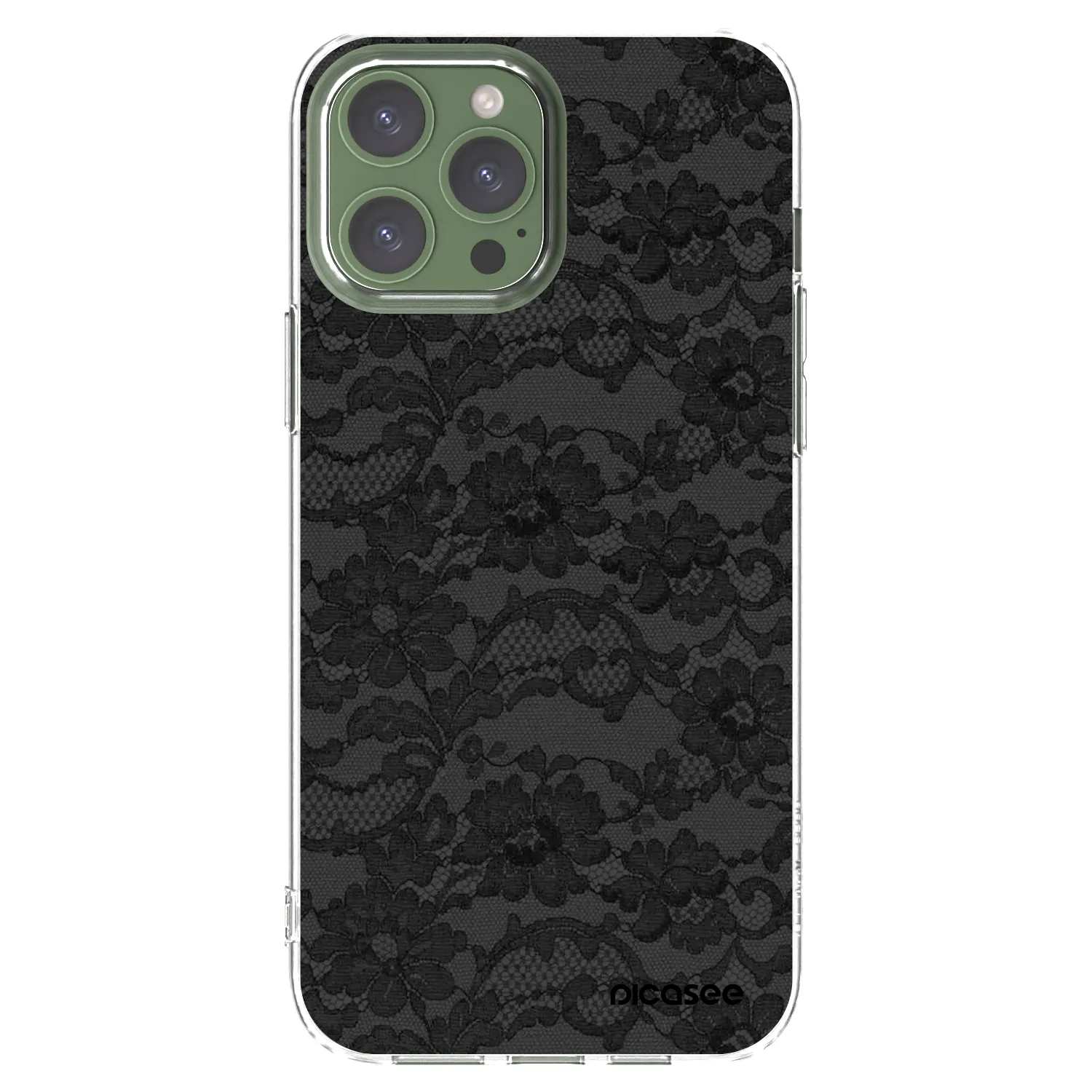 Picasee silikónový prehľadný obal pre Apple iPhone 13 Pro Max - Dark Elegance