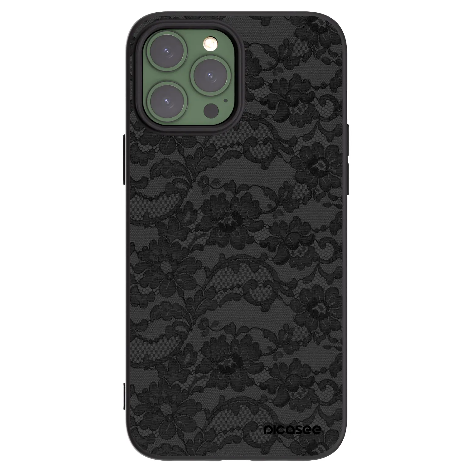 Picasee silikónový čierny obal pre Apple iPhone 13 Pro Max - Dark Elegance