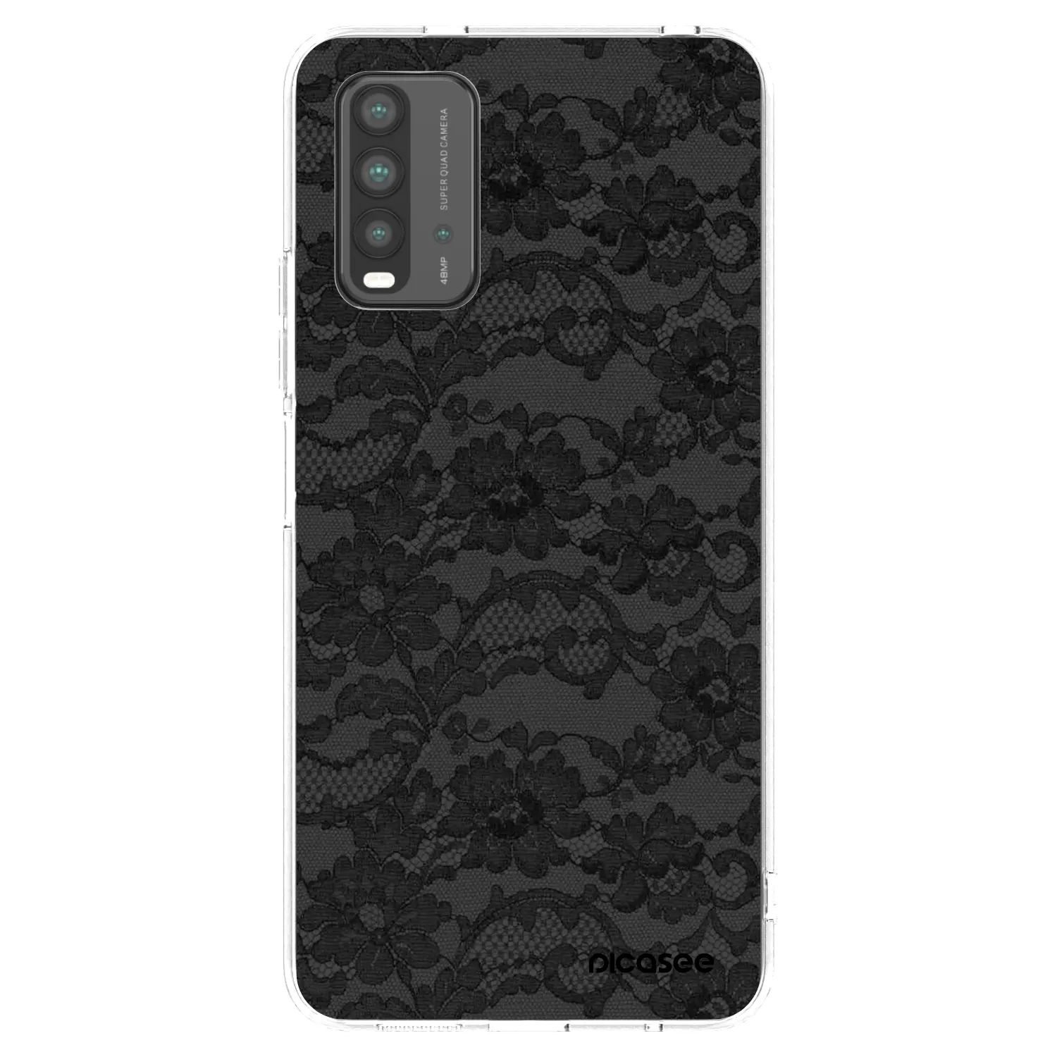 Picasee silikónový prehľadný obal pre Xiaomi Redmi 9T - Dark Elegance