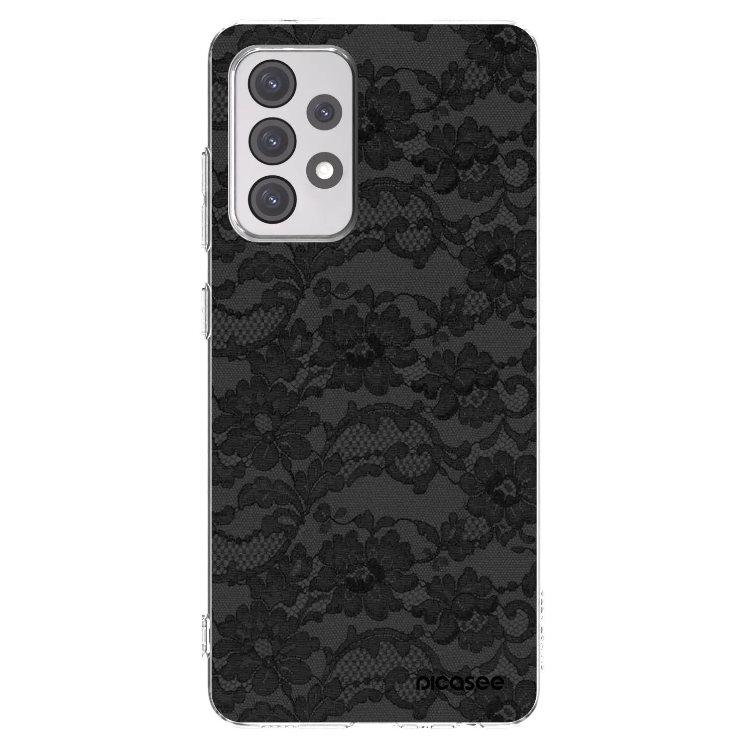 Picasee silikónový prehľadný obal pre Samsung Galaxy A52s 5G A528B - Dark Elegance