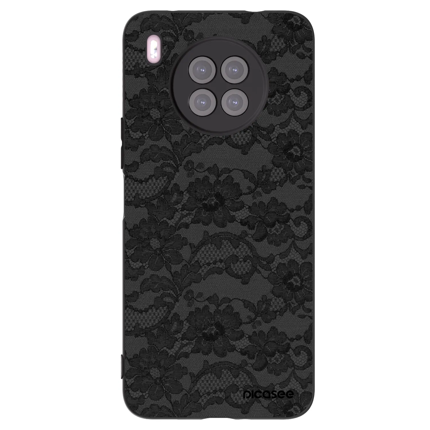 Picasee silikónový čierny obal pre Huawei Nova 8i - Dark Elegance