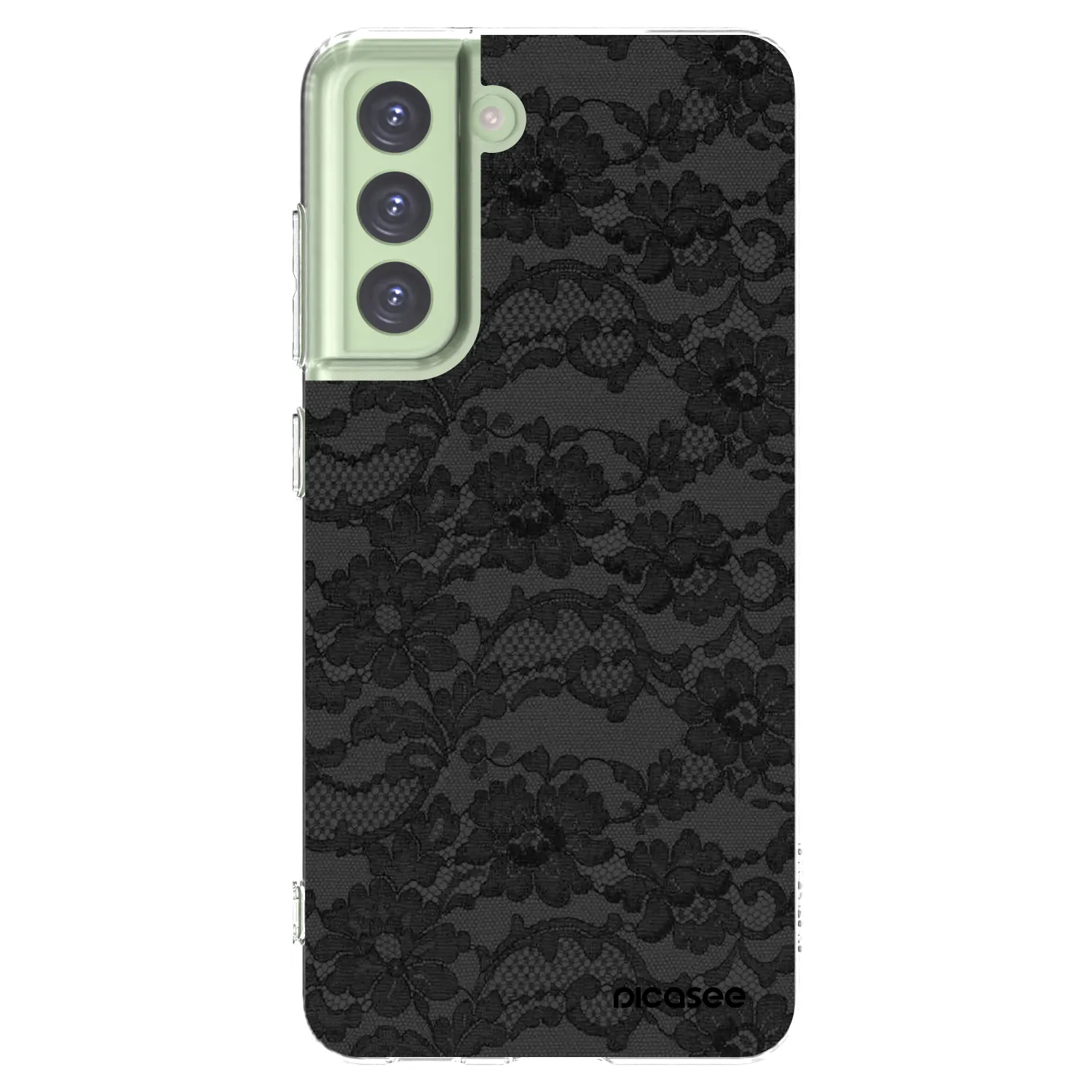 Picasee silikónový prehľadný obal pre Samsung Galaxy S21 FE 5G - Dark Elegance