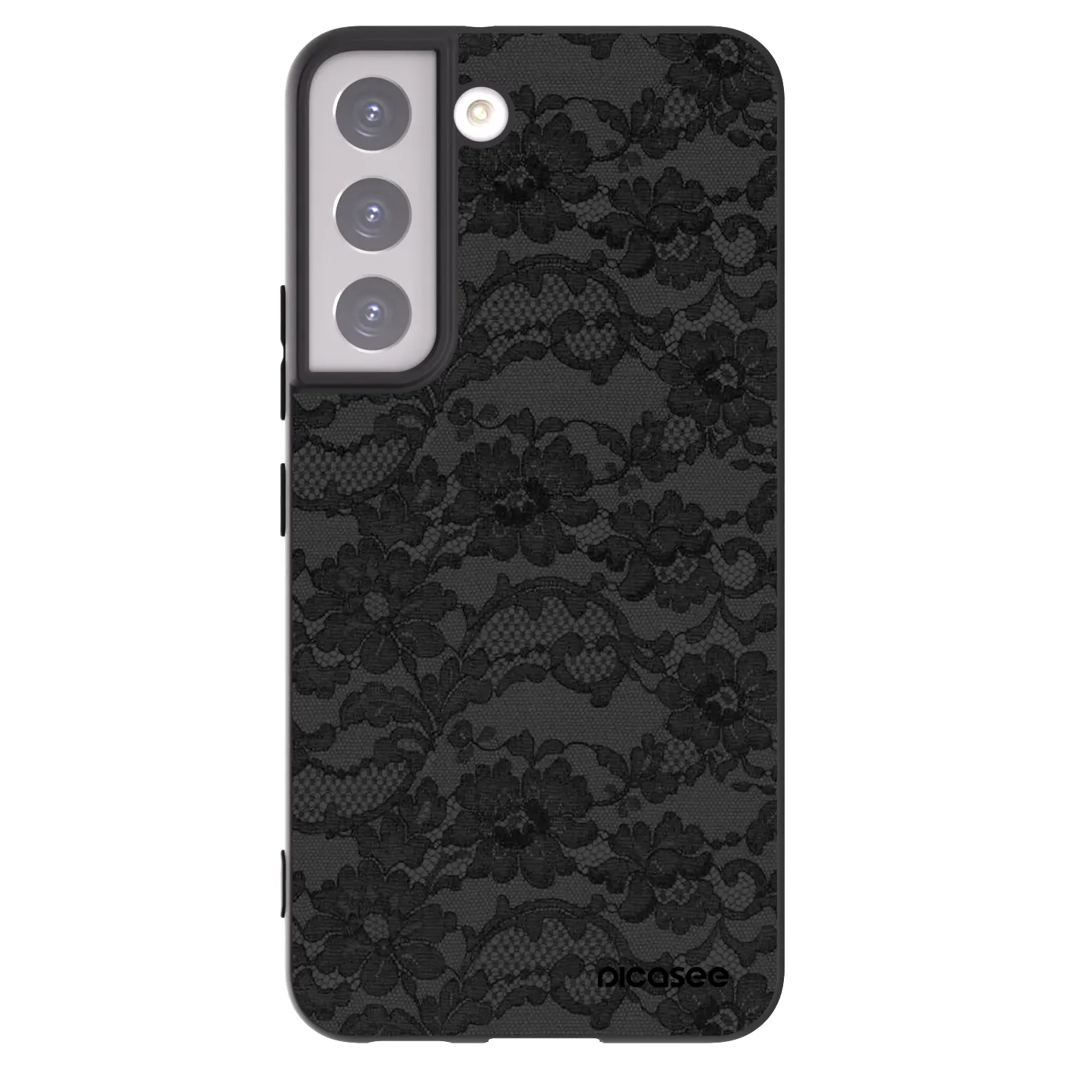 Picasee silikónový čierny obal pre Samsung Galaxy S22 5G - Dark Elegance