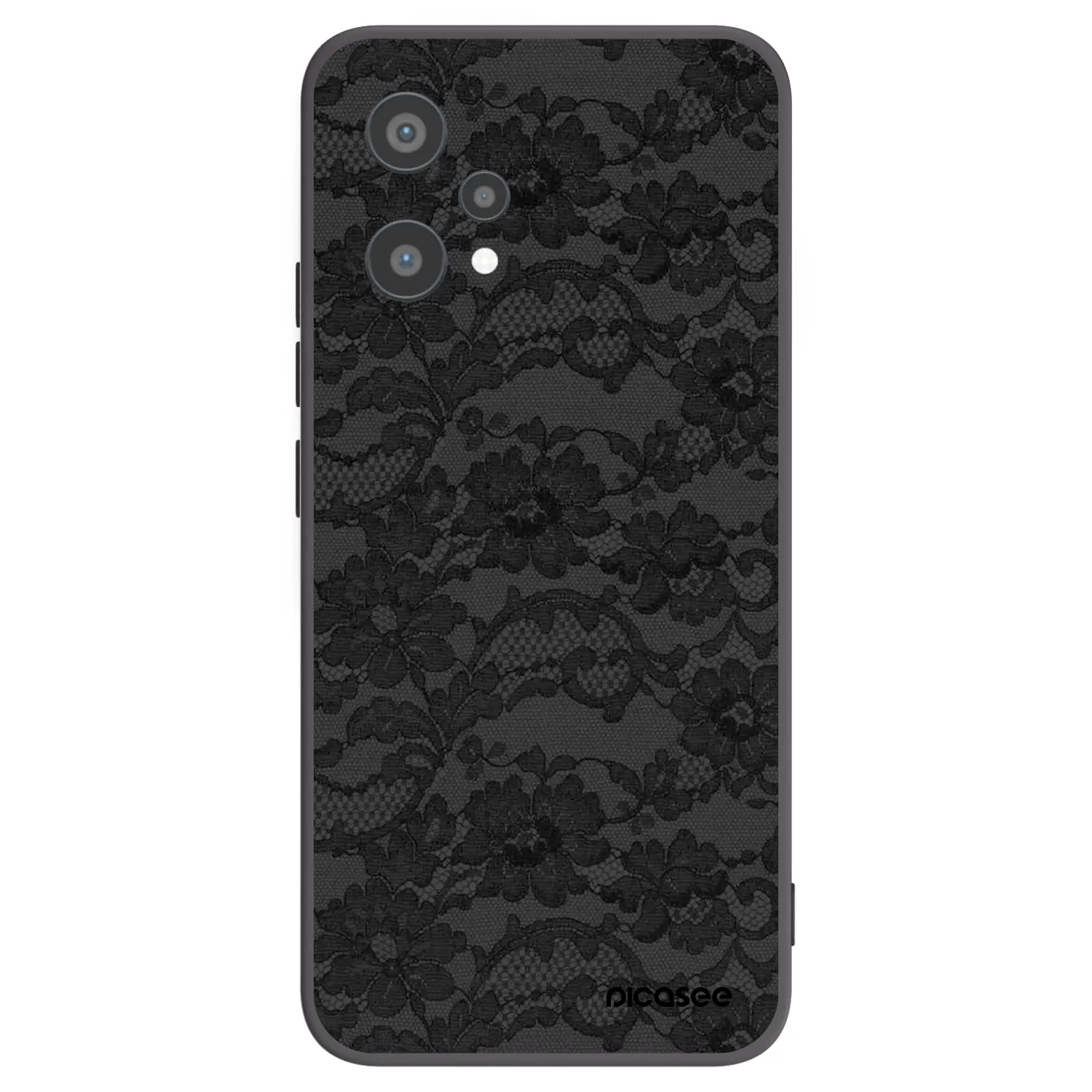 Picasee silikónový čierny obal pre Realme 9 Pro 5G - Dark Elegance