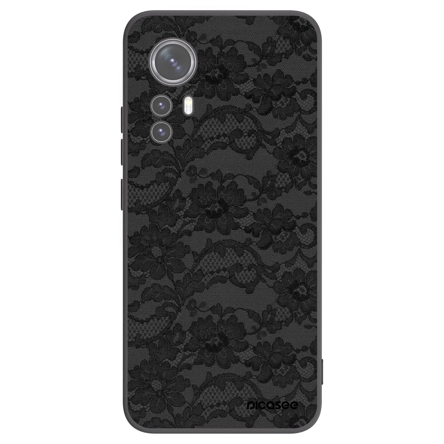 Picasee silikónový čierny obal pre Xiaomi 12 - Dark Elegance