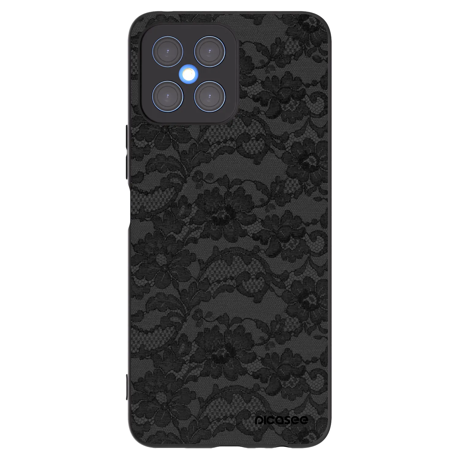 Picasee silikónový čierny obal pre Honor X8 4G - Dark Elegance