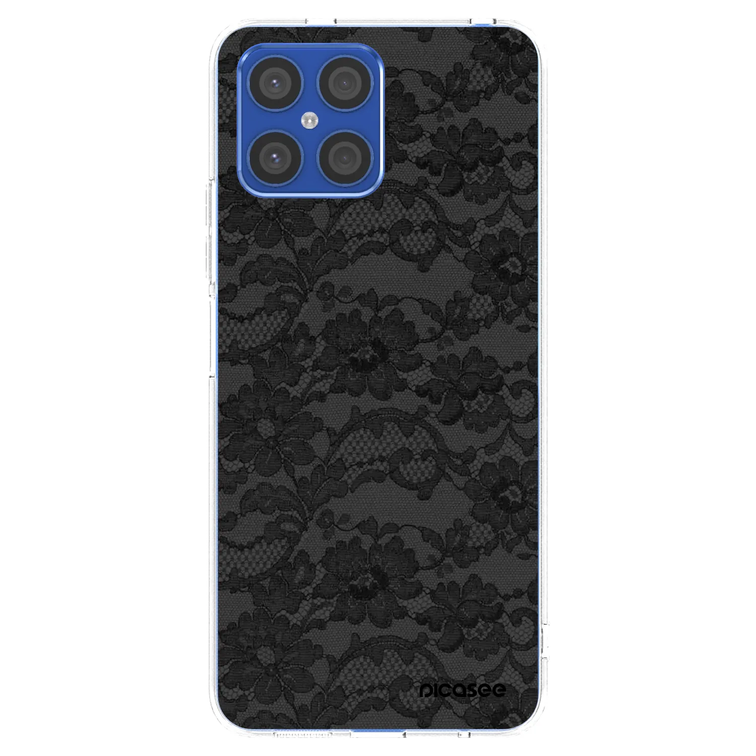 Picasee silikónový prehľadný obal pre Honor X8 4G - Dark Elegance