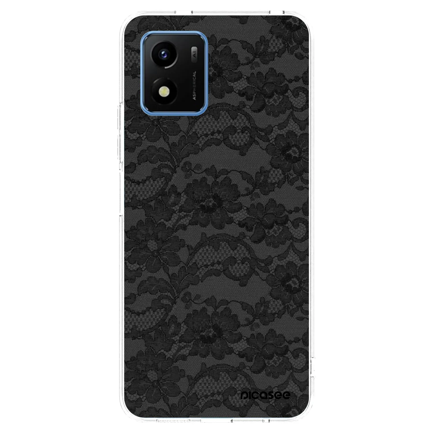 Picasee silikónový prehľadný obal pre Vivo Y01 - Dark Elegance