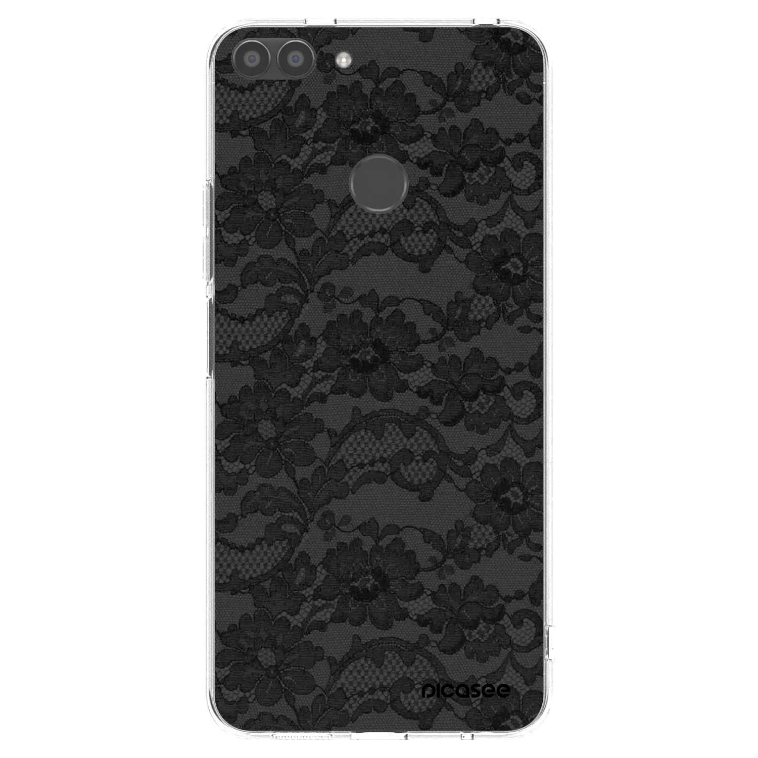 Picasee silikónový prehľadný obal pre Huawei P Smart - Dark Elegance