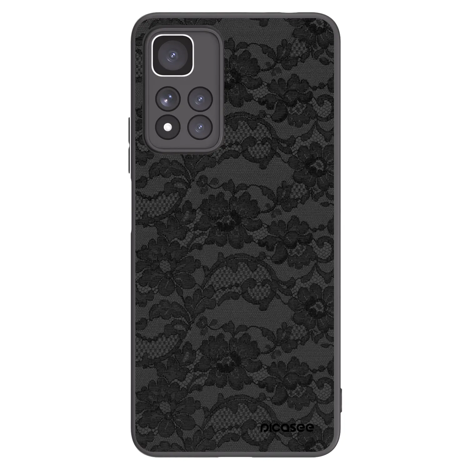 Picasee silikónový čierny obal pre Xiaomi Redmi Note 11 Pro+ 5G - Dark Elegance