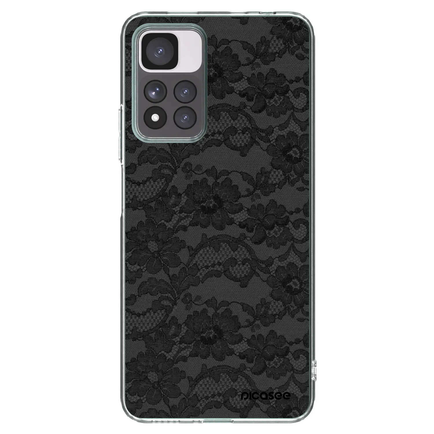 Picasee silikónový prehľadný obal pre Xiaomi Redmi Note 11 Pro+ 5G - Dark Elegance