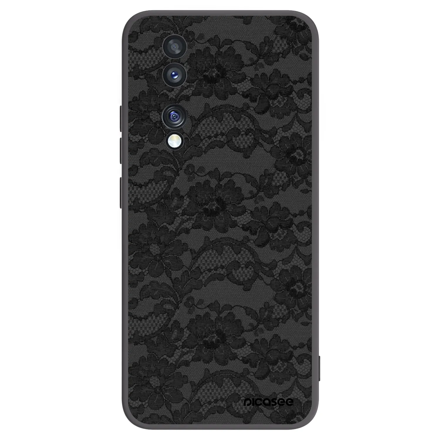 Picasee silikónový čierny obal pre Honor 70 - Dark Elegance