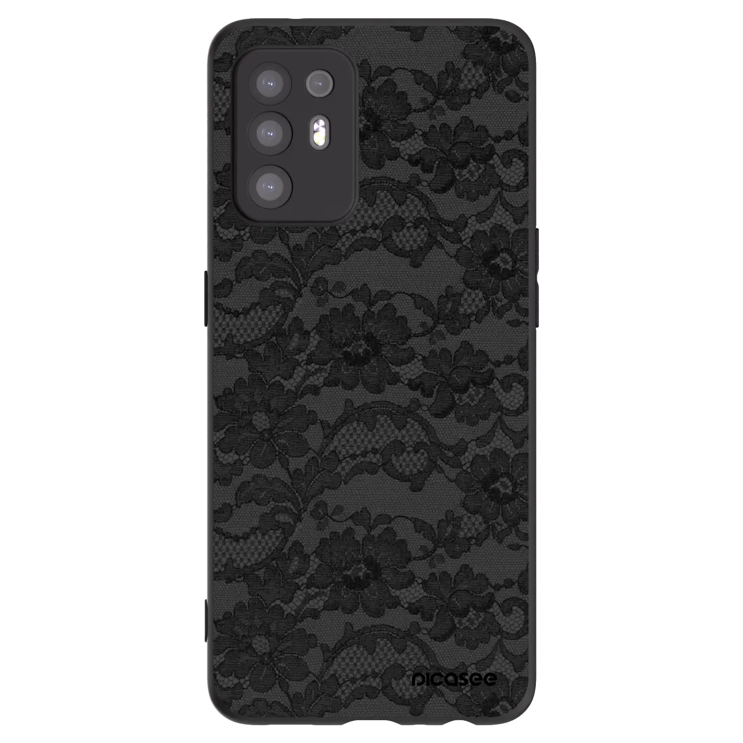 Picasee silikónový čierny obal pre OPPO A94 5G - Dark Elegance