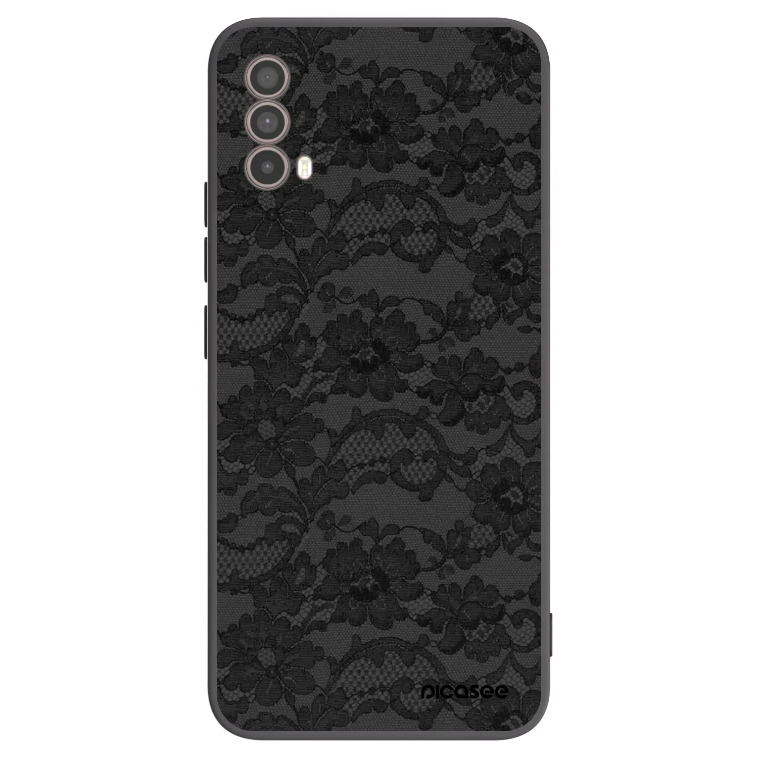 Picasee silikónový čierny obal pre Motorola Moto E40 - Dark Elegance