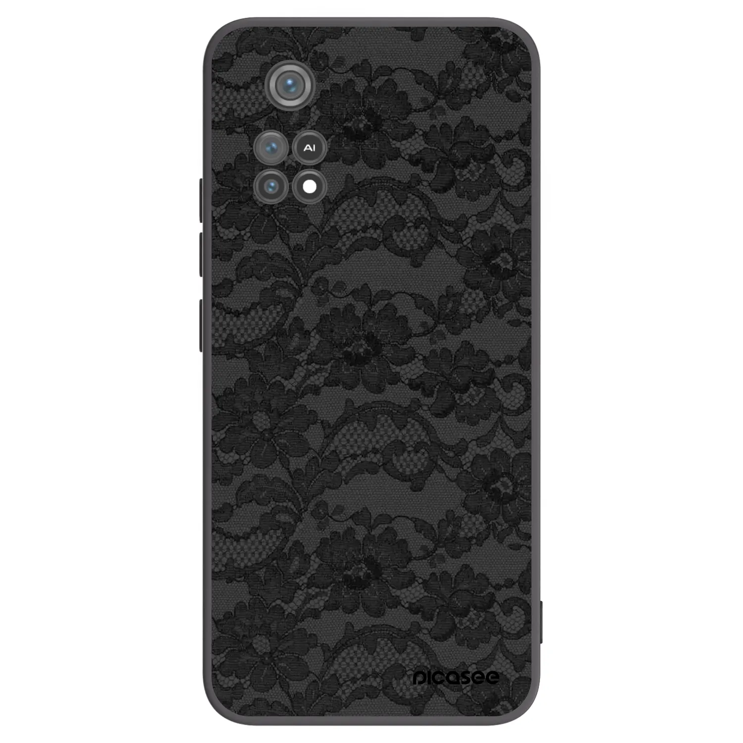 Picasee silikónový čierny obal pre Xiaomi Poco M4 Pro - Dark Elegance