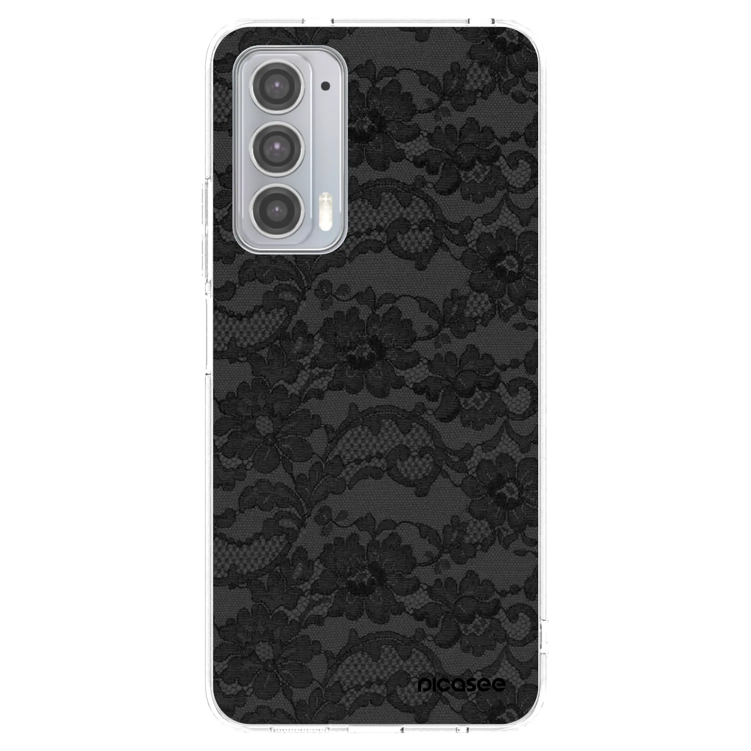 Picasee silikónový prehľadný obal pre Motorola Edge 20 - Dark Elegance