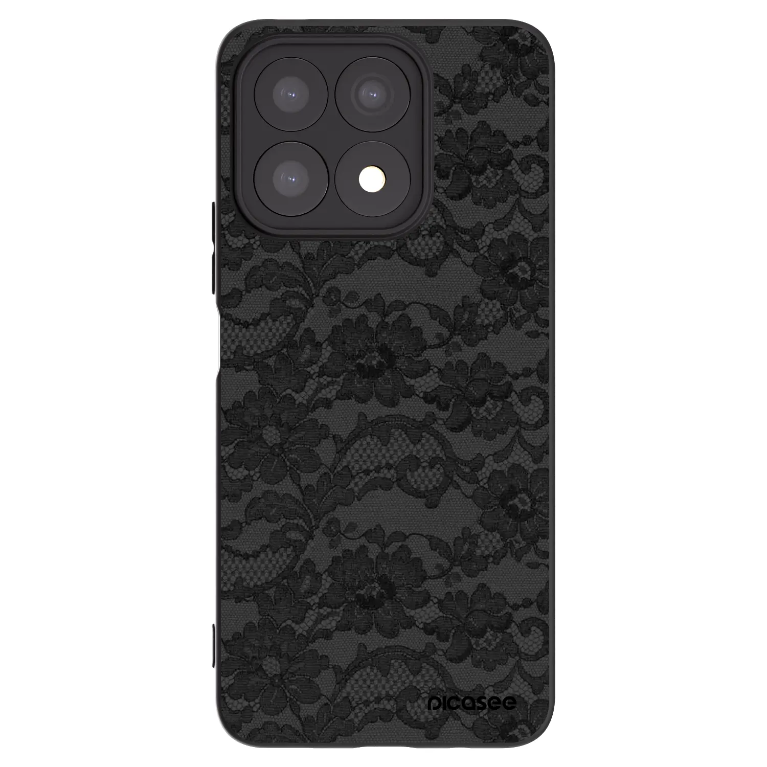 Picasee silikónový čierny obal pre Honor X8a - Dark Elegance