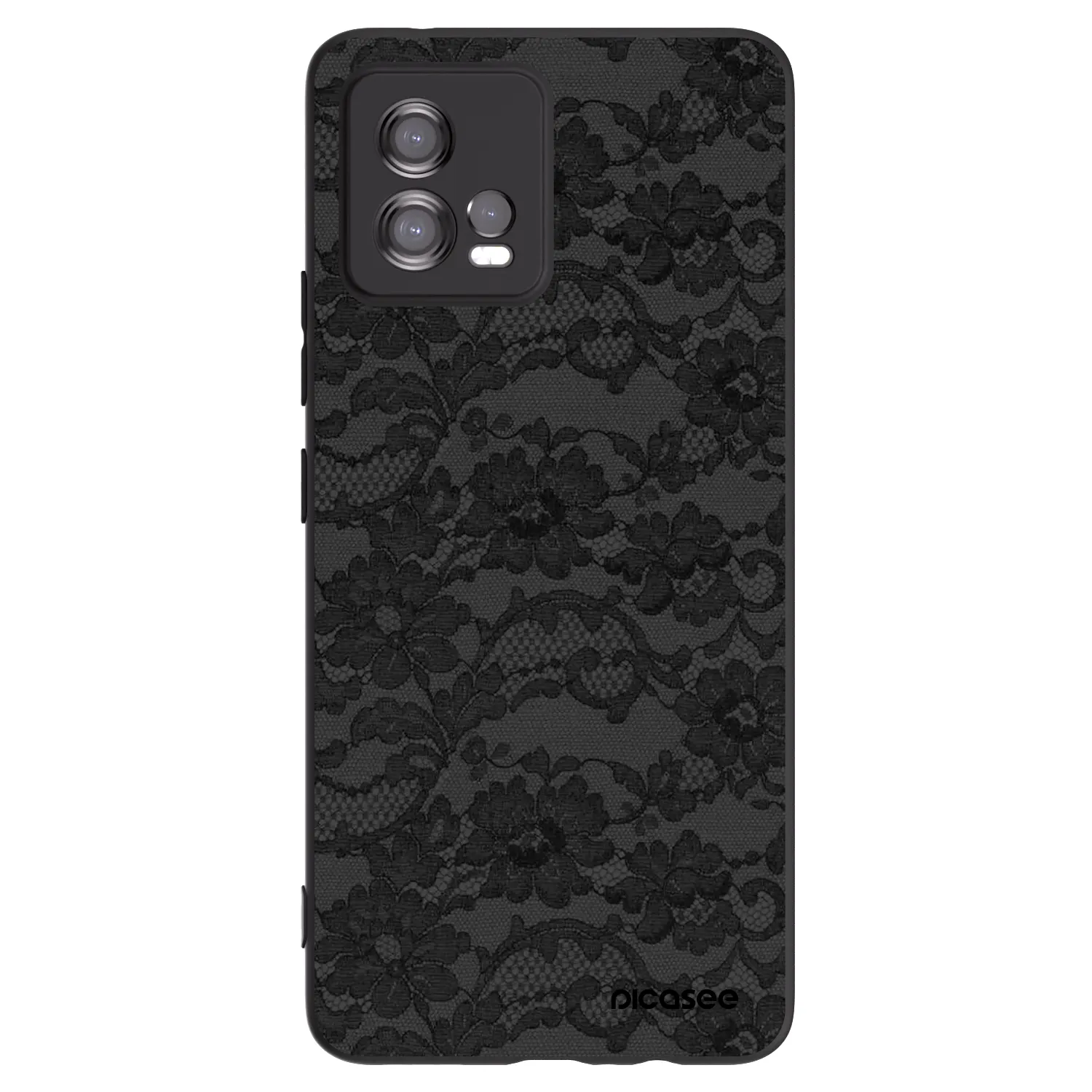 Picasee silikónový čierny obal pre Motorola Moto G72 - Dark Elegance