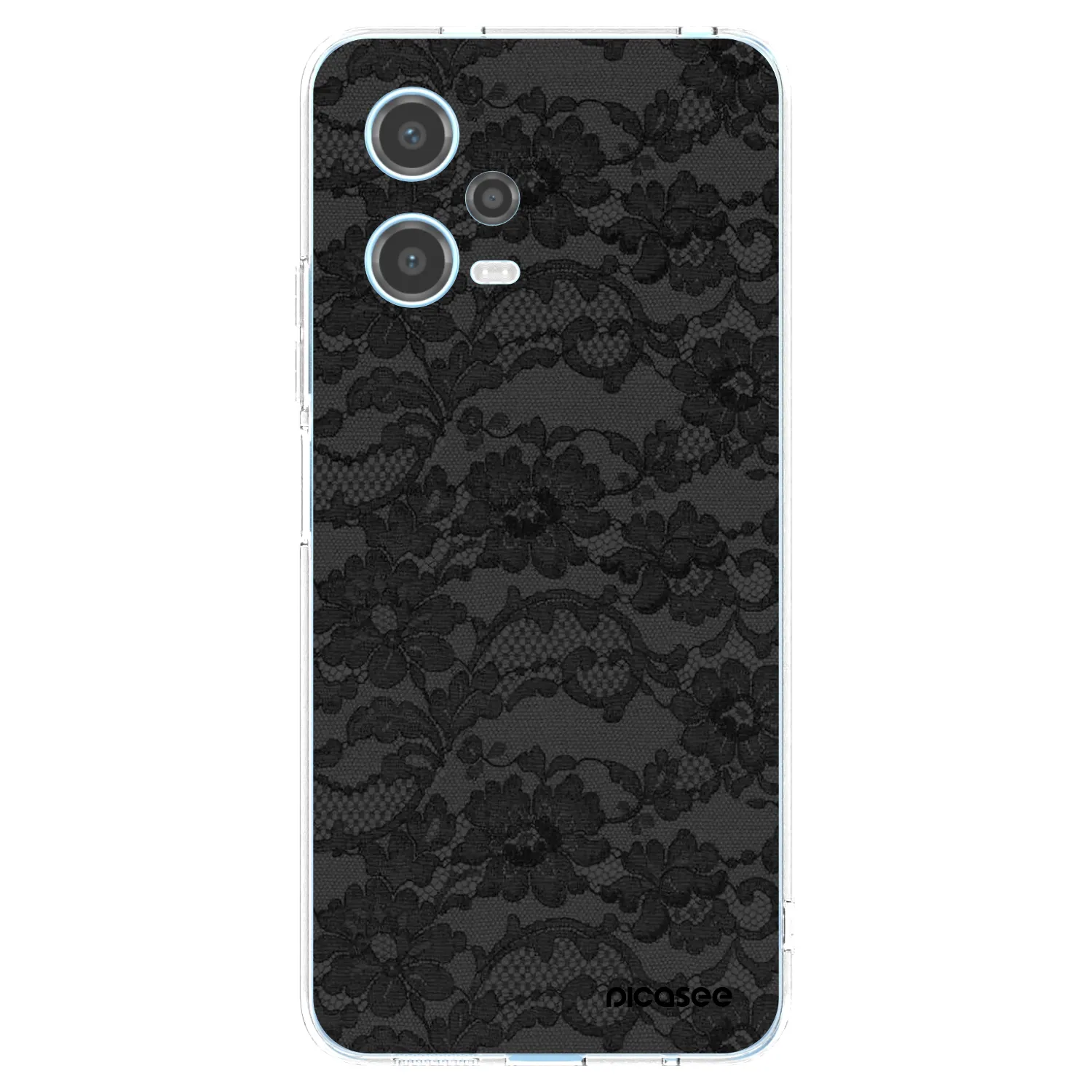 Picasee silikónový prehľadný obal pre Xiaomi Redmi Note 12 5G - Dark Elegance
