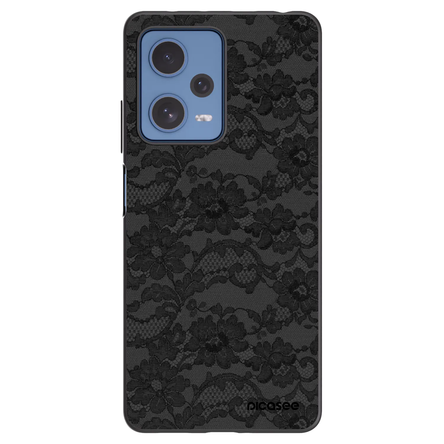 Picasee silikónový čierny obal pre Xiaomi Redmi Note 12 Pro 5G - Dark Elegance