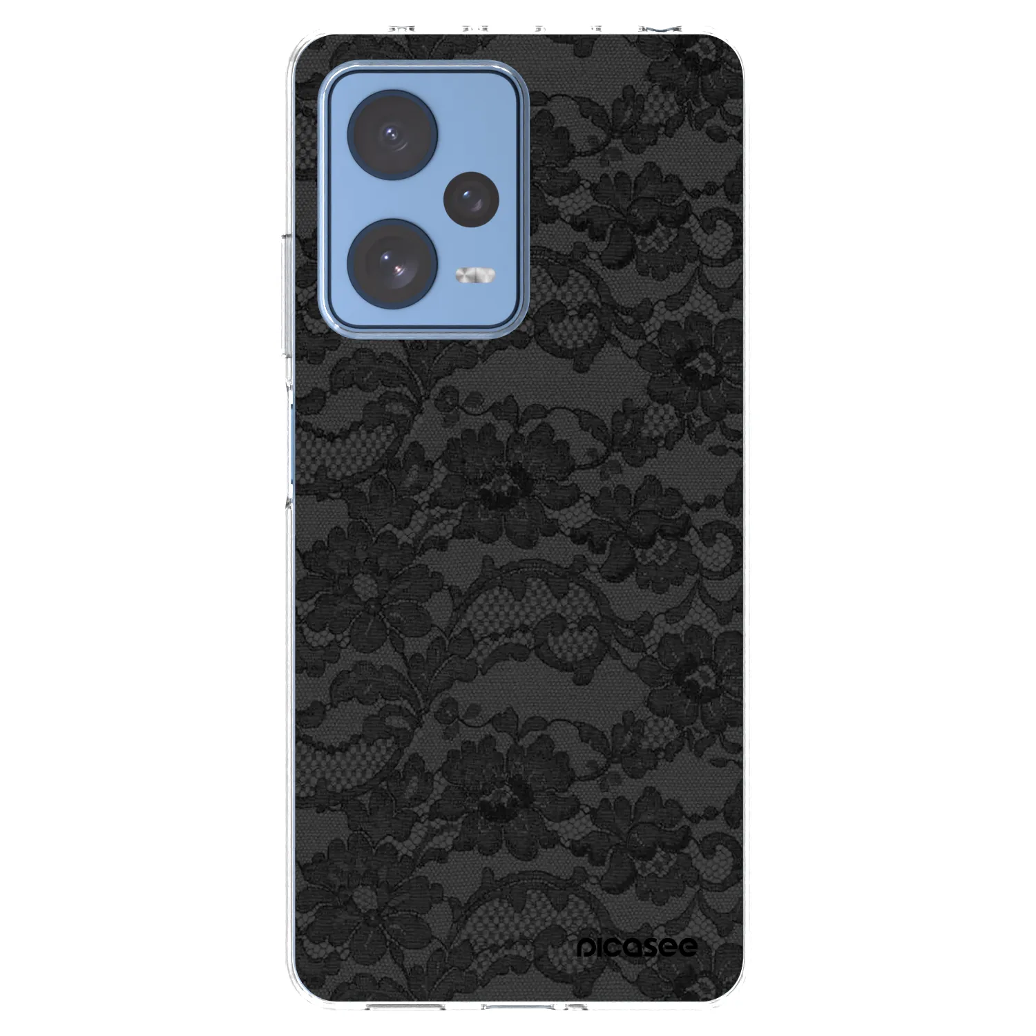 Picasee silikónový prehľadný obal pre Xiaomi Redmi Note 12 Pro 5G - Dark Elegance