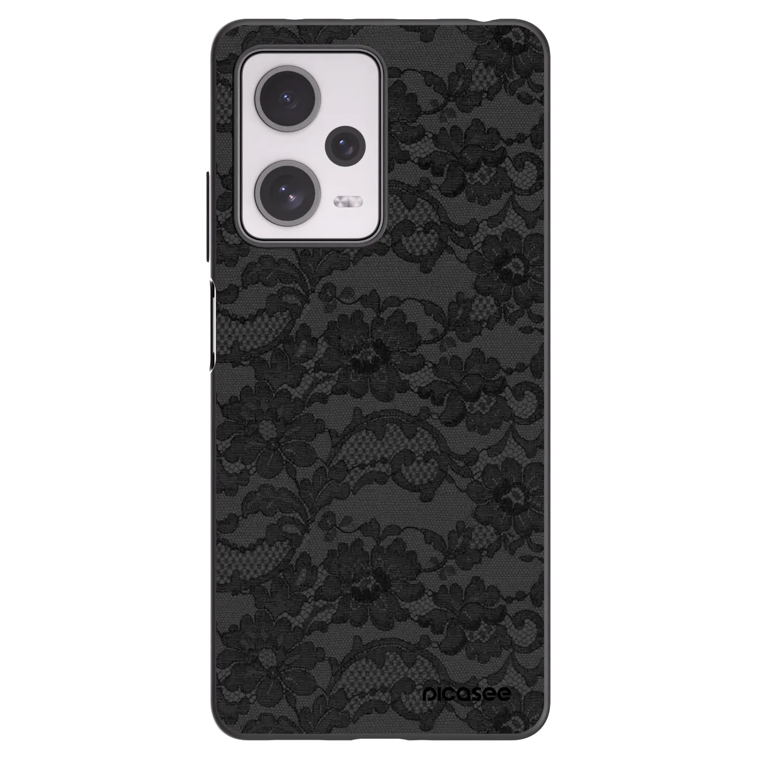Picasee silikónový čierny obal pre Xiaomi Redmi Note 12 Pro+ 5G - Dark Elegance