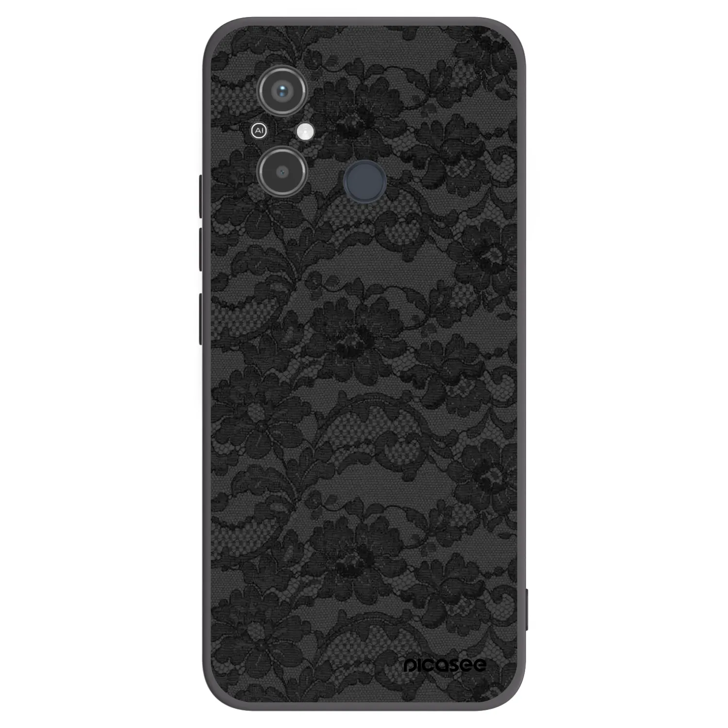 Picasee silikónový čierny obal pre Xiaomi Redmi 12C - Dark Elegance
