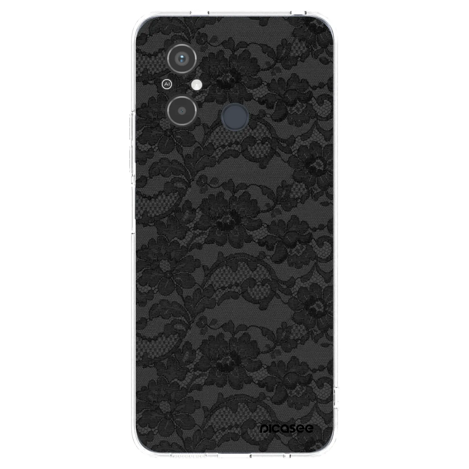 Picasee silikónový prehľadný obal pre Xiaomi Redmi 12C - Dark Elegance