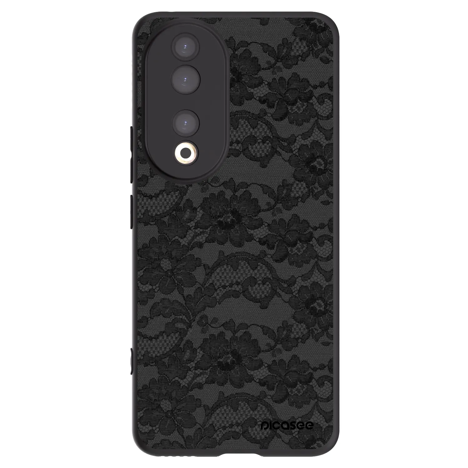 Picasee silikónový čierny obal pre Honor 90 5G - Dark Elegance