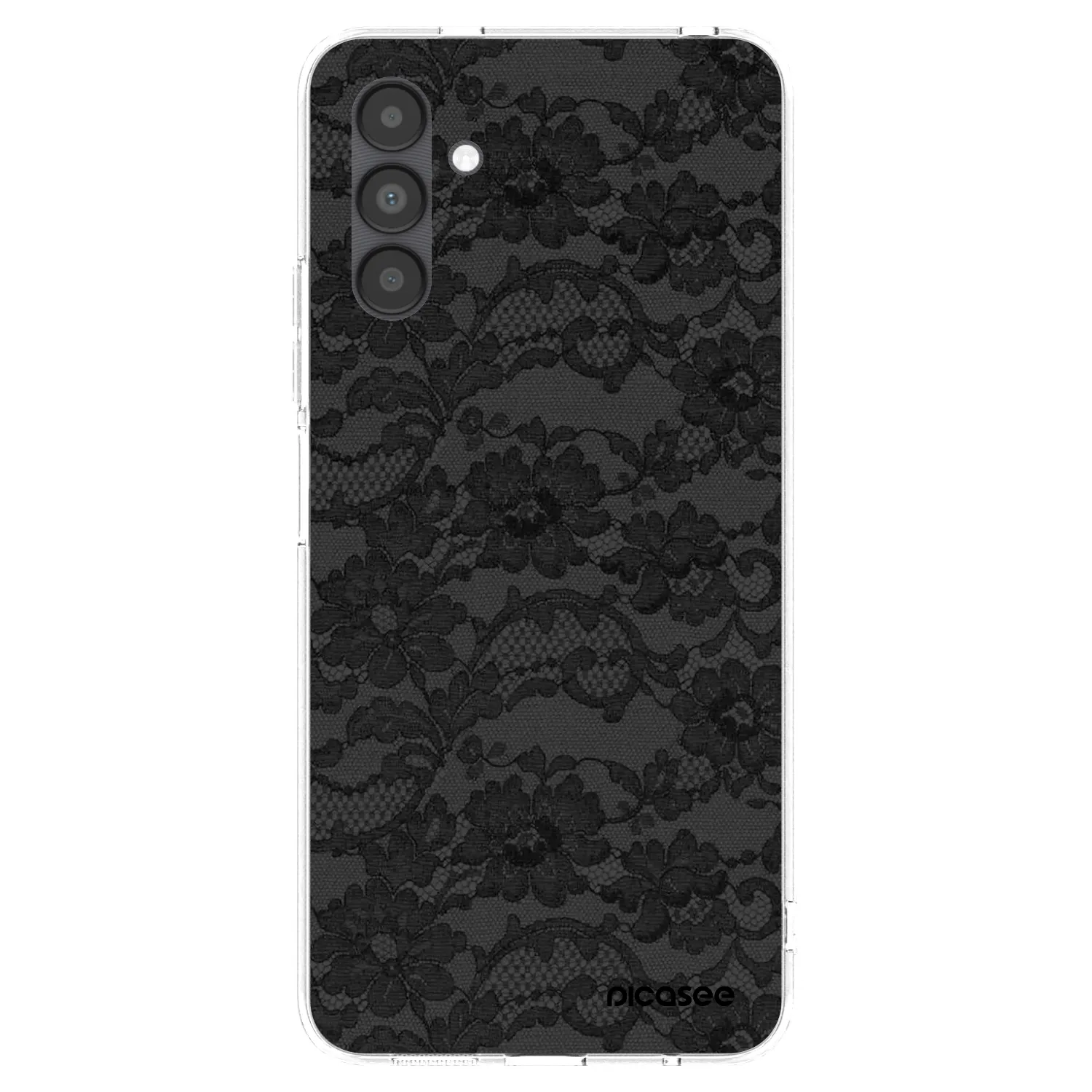 Picasee silikónový prehľadný obal pre Samsung Galaxy A04s A047F - Dark Elegance