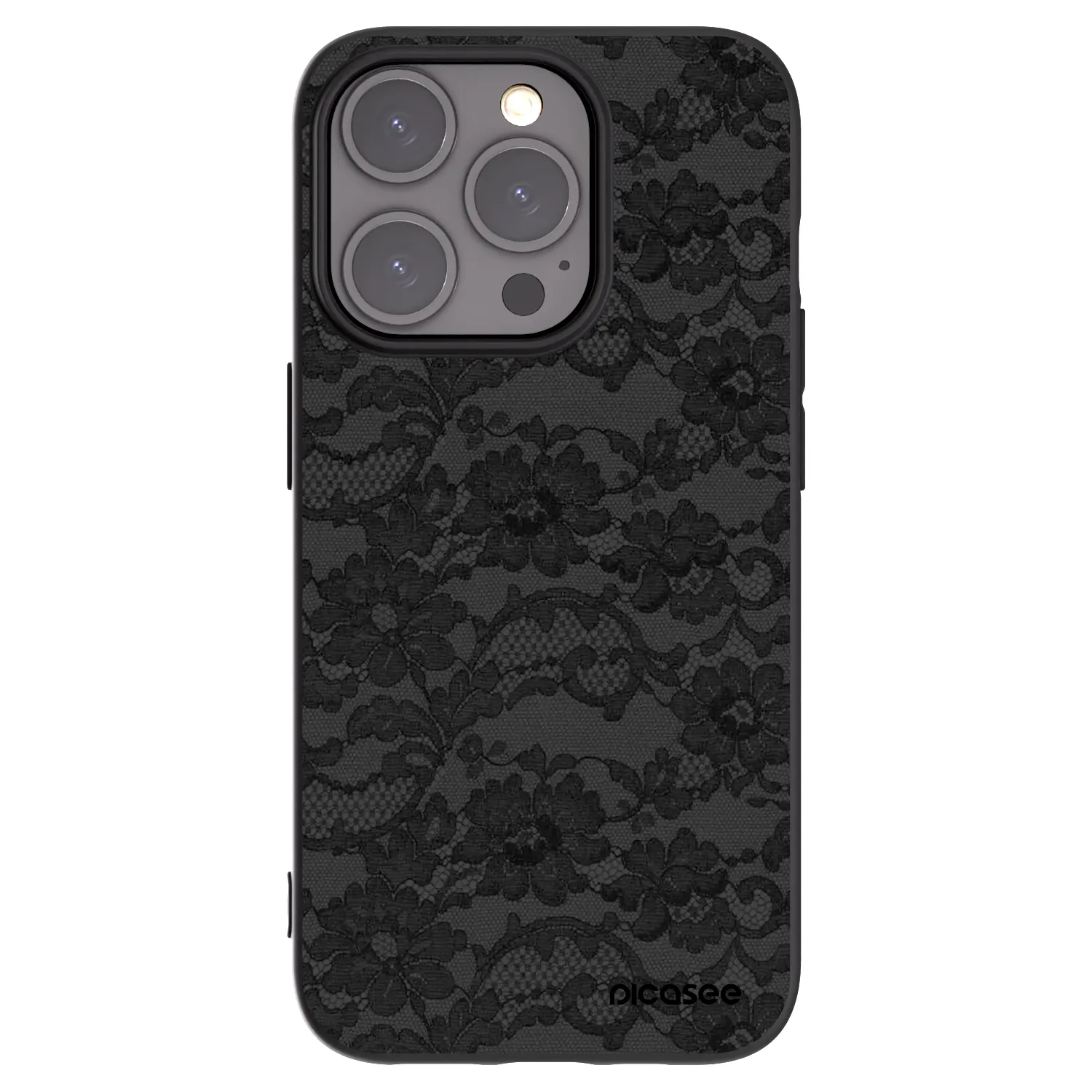 Picasee silikónový čierny obal pre Apple iPhone 15 Pro - Dark Elegance