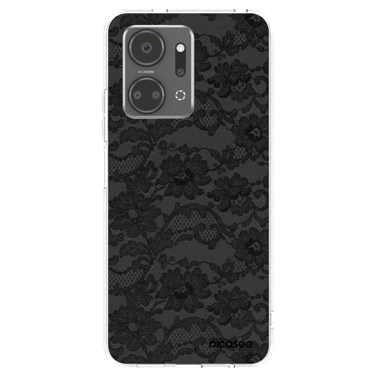 Picasee silikónový prehľadný obal pre Honor X7a - Dark Elegance