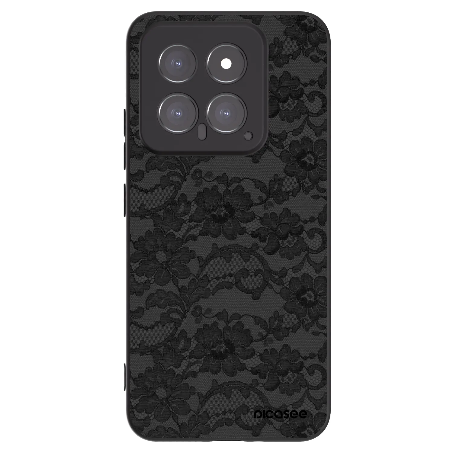 Picasee silikónový čierny obal pre Xiaomi 14 - Dark Elegance