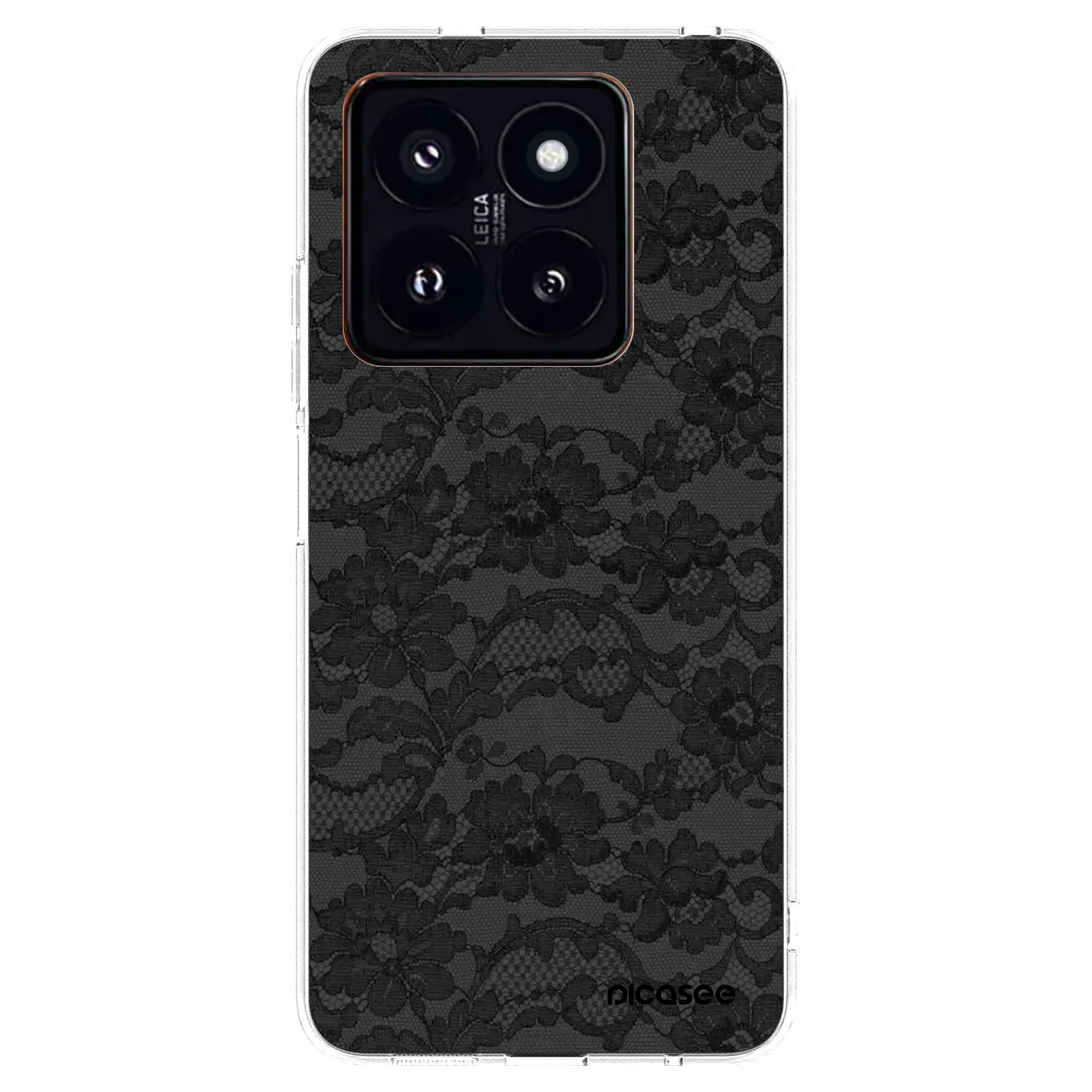 Picasee silikónový prehľadný obal pre Xiaomi 14 Pro - Dark Elegance