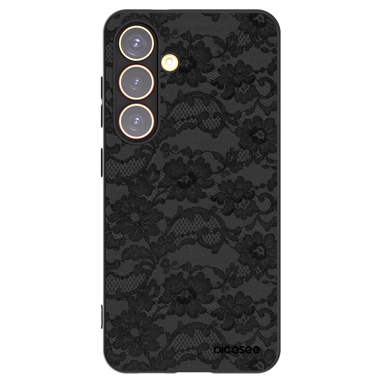 Picasee silikónový čierny obal pre Samsung Galaxy S24 S921B 5G - Dark Elegance